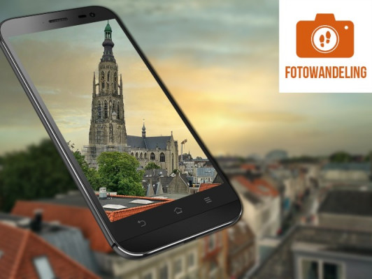 Fotowandeling met je smartphone in de binnenstad van Breda