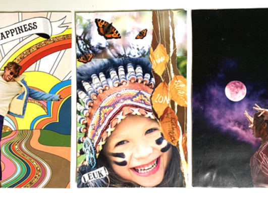 Collage-workshop Inspiratiekaarten